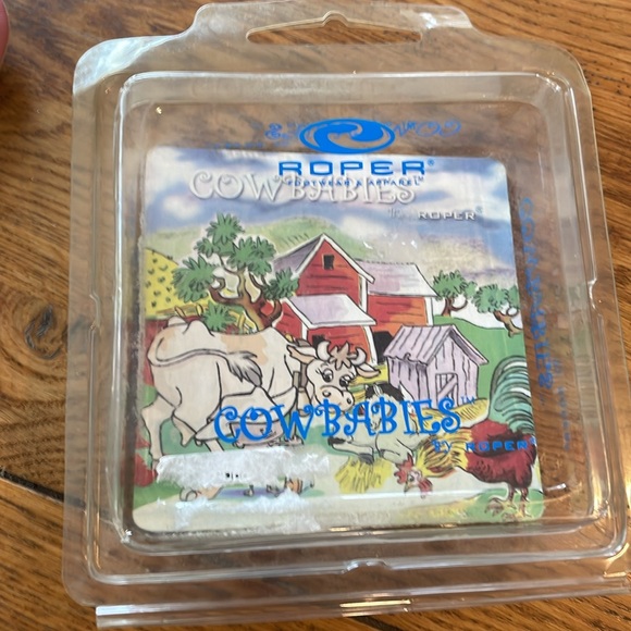 Roper Prewalker Size Medium 6-9 months New Pink Cowboy Boots Leather Upper - Picture 2 of 4